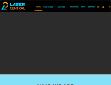 Tablet Screenshot of lasercentral.com.au